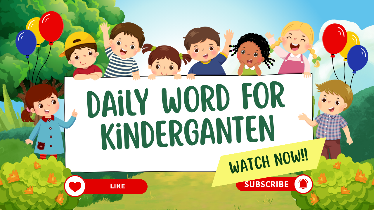 Fun English Kindergarten : [Daily Word For Kinderganten]